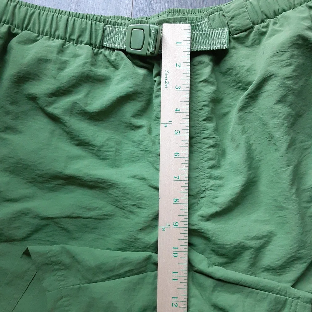 Lands' End Cargo Swim Trunks Mens L 36-38 Mesh Lined Nylon Belted Hiking Outdoor